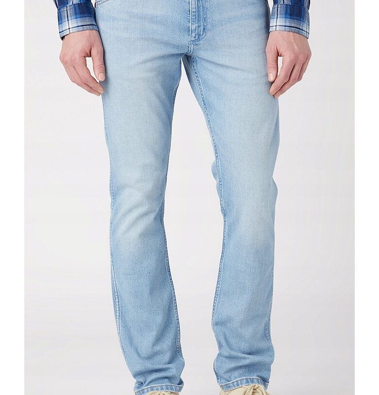 Мъжки дънки  11MWZ - памук/еластан - светлосин - W36-L30 САЩ Wrangler