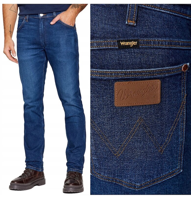 Мъжки дънки  11MWZ - права кройка - сини - Син Wrangler