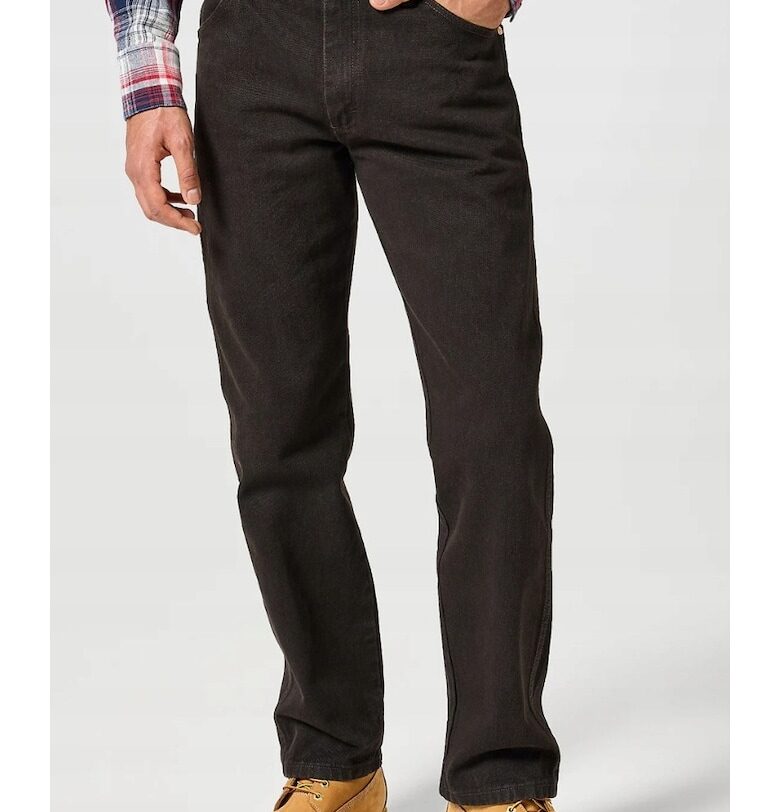 Мъжки дънки  13MWZ COWBOY - памук - черен Wrangler