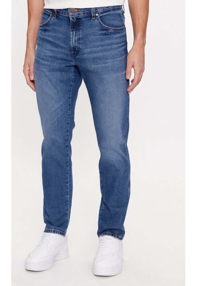 Мъжки дънки - 303289379 - Памук/Полиестер - Син - Син Wrangler