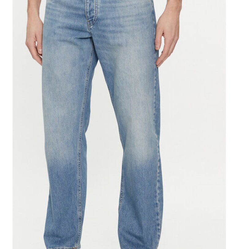 Мъжки дънки -  303813857 - Памучни - Сини - Син United Colors of Benetton