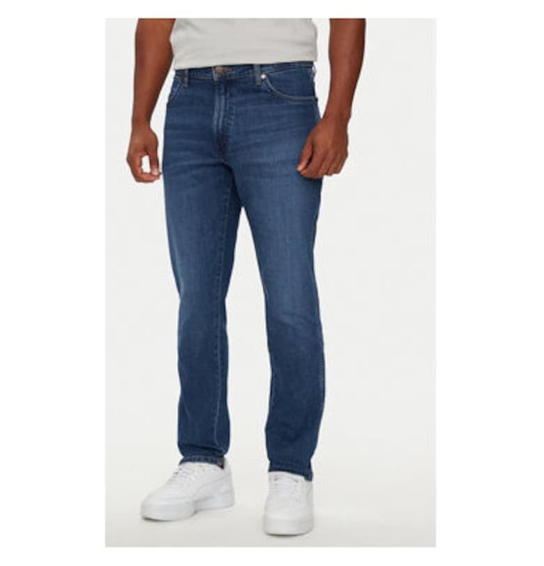 Мъжки дънки -  304288463 - Памук - Еластан - Син - Син Wrangler