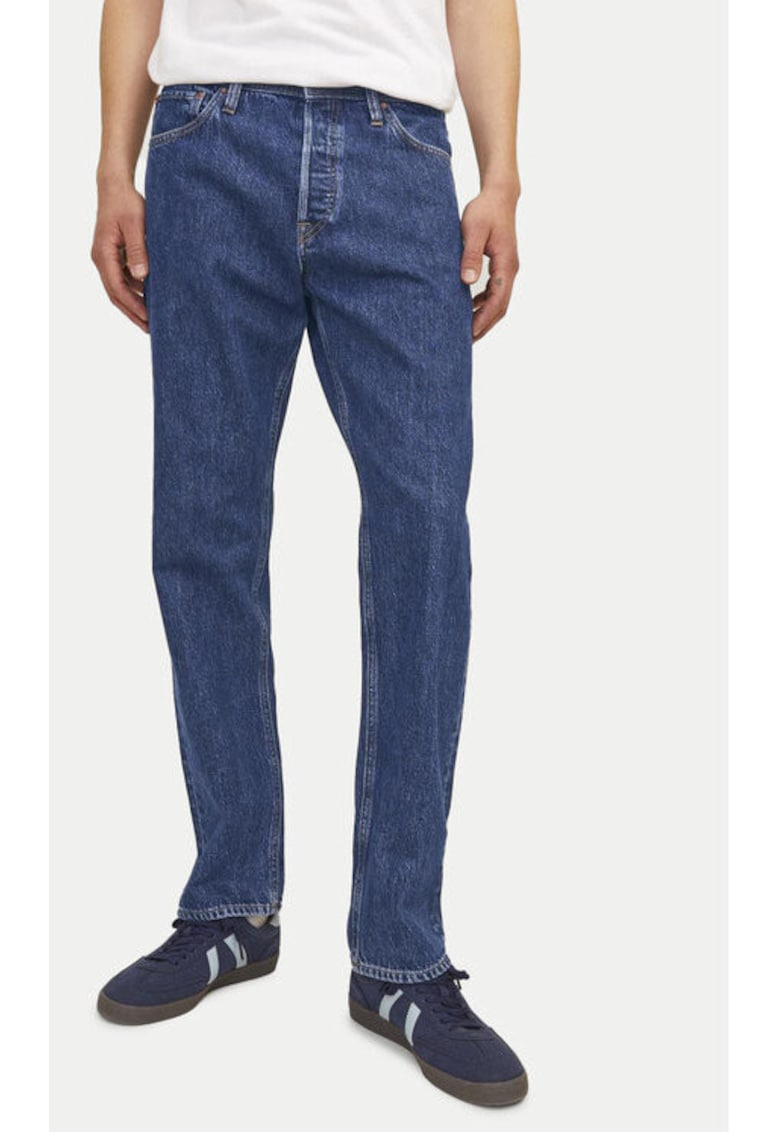 Мъжки дънки - 304376160 - Памук/Памук - Син - Син Jack and Jones