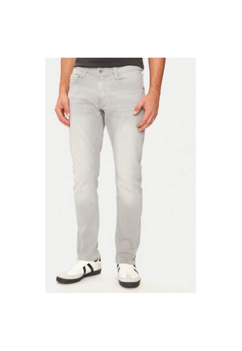 Мъжки дънки - 304464744 - Памук - Полиестер - Сив - Сив Mustang