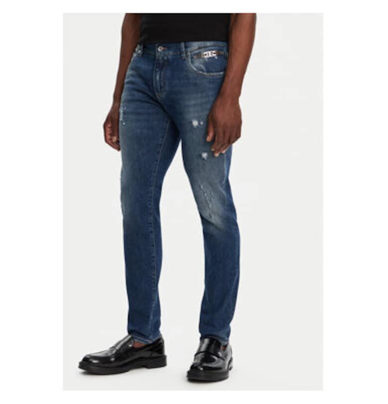 Мъжки дънки -  305315021 - Памук - Еластан - Син - Син Dolce  Gabbana