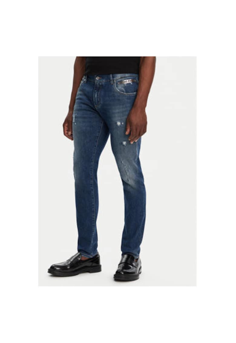 Мъжки дънки - 305315021 - Памук - Еластан - Син - Син Dolce Gabbana