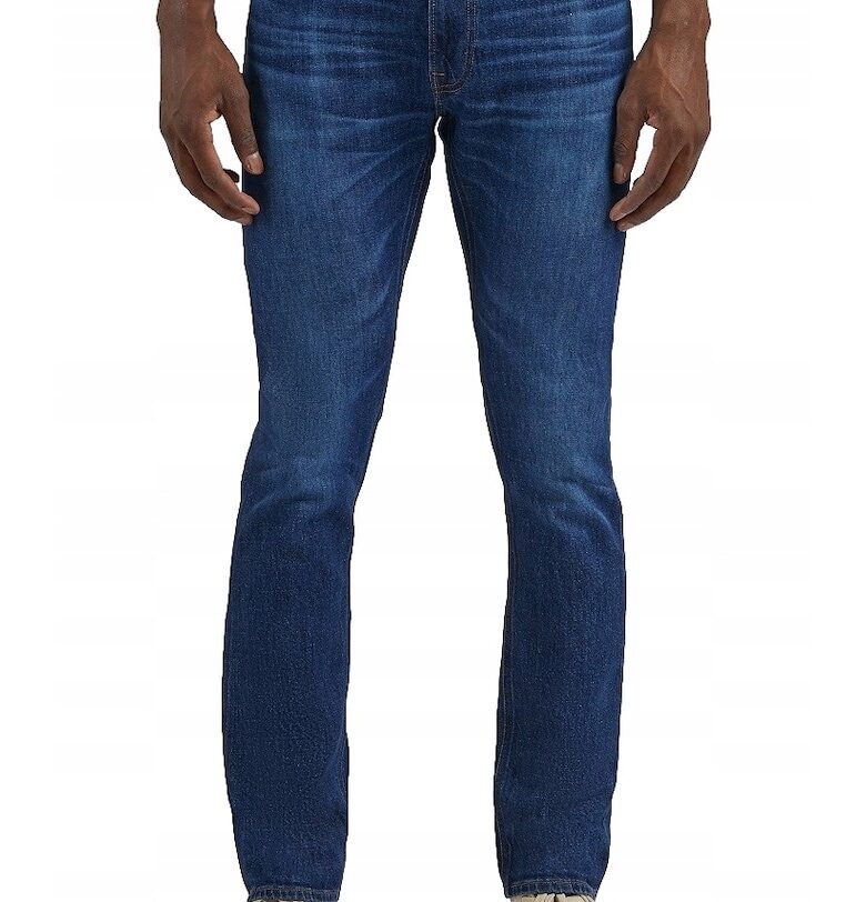 Мъжки дънки Blue  памук/еластан Lee