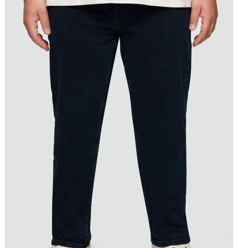 Мъжки дънки Casby - голям размер - Hyperstretch - средна талия и кройка Regular fit - . Големи размери. - Тъмно морско синьо sOliver