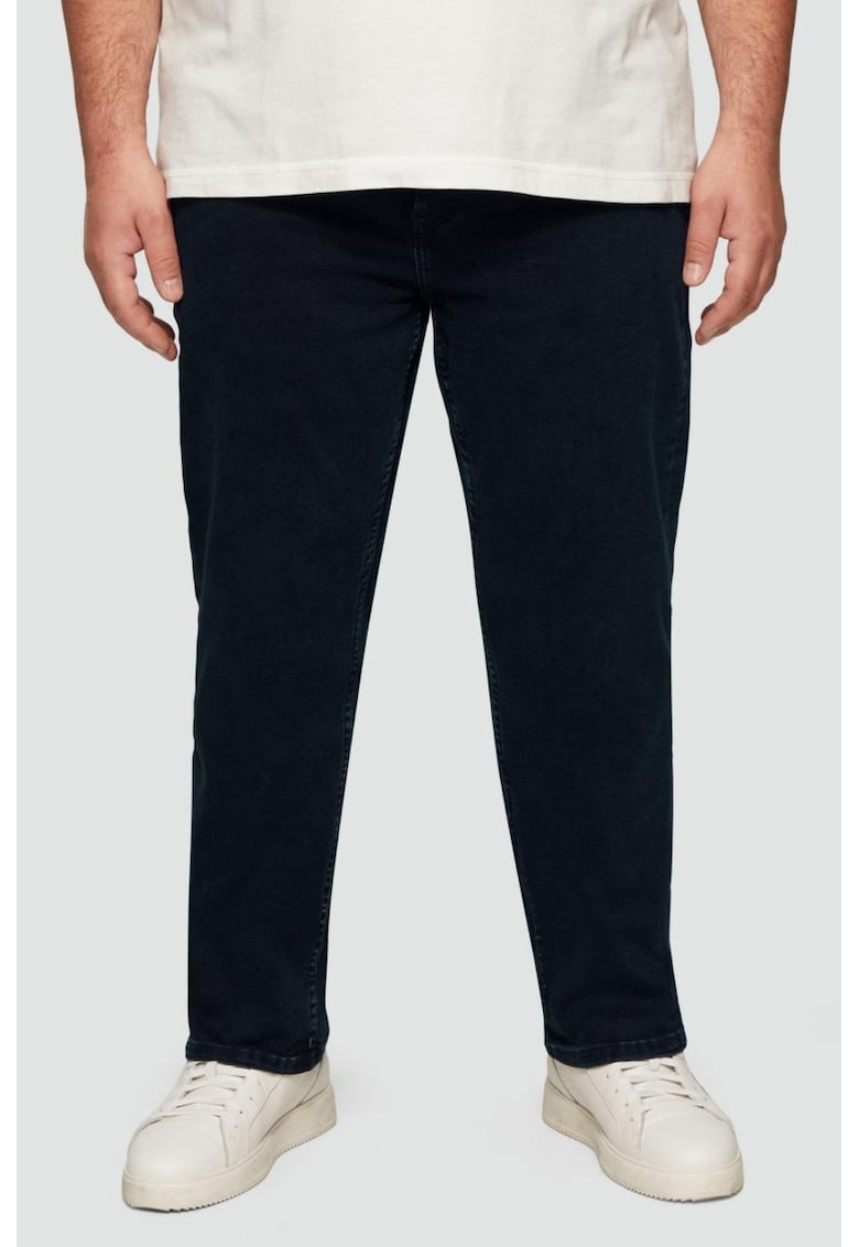 Мъжки дънки Casby - голям размер - Hyperstretch - средна талия и кройка Regular fit - . Големи размери. - Тъмно морско синьо sOliver