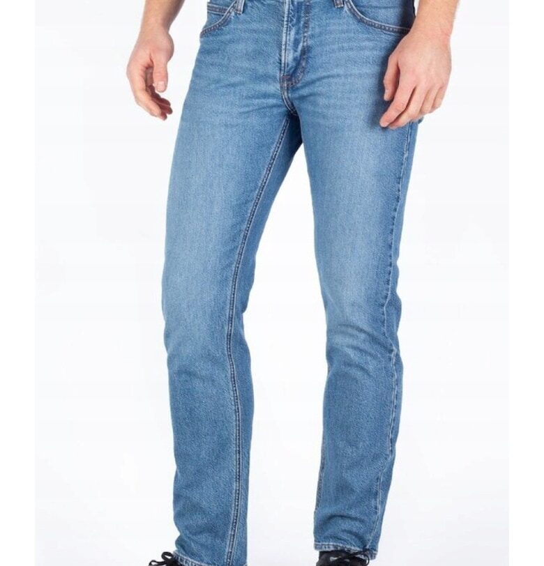 Мъжки дънки  Daren Holland ZIP FLY Woodland - памук/еластан - син Lee