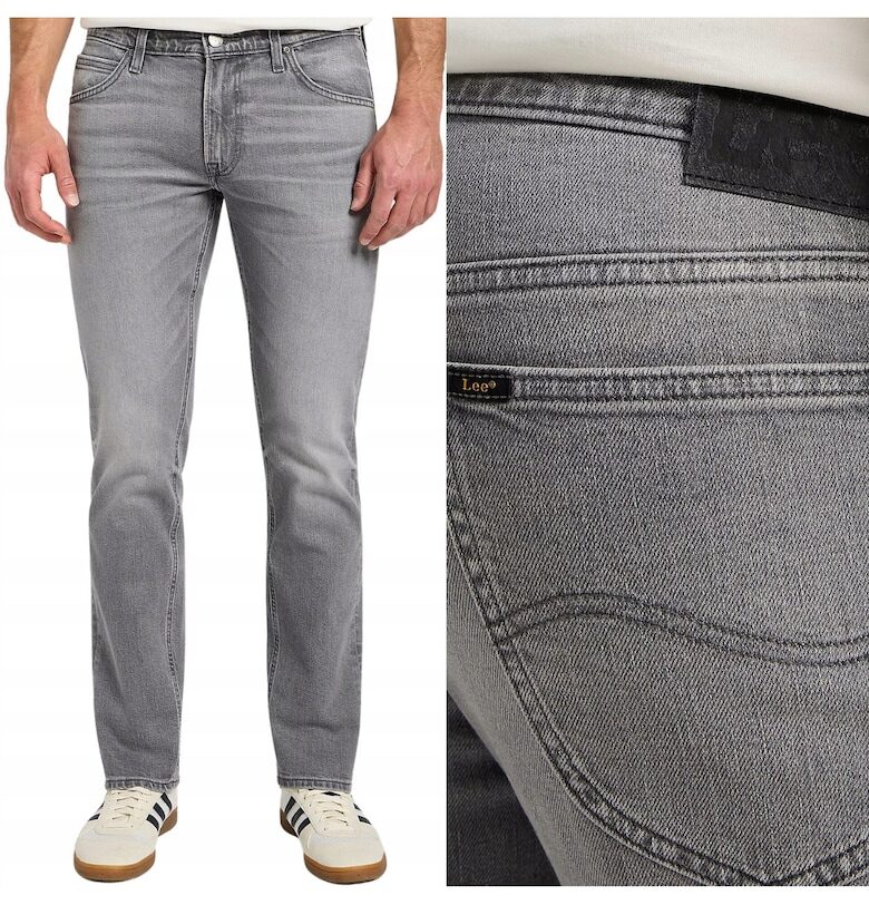 Мъжки дънки  Daren сиви - Сив Lee