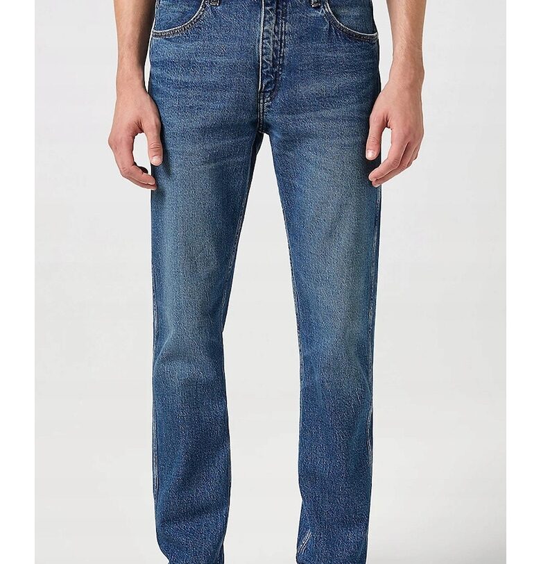 Мъжки дънки  Frontier - памук/еластан - син Wrangler