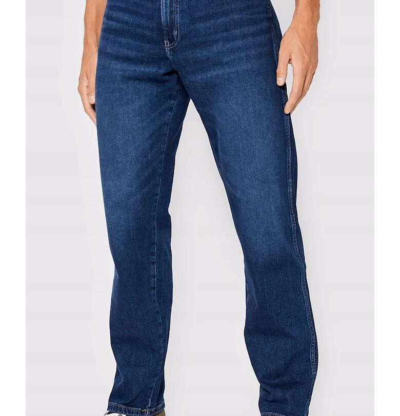 Мъжки дънки  Frontier - памук/еластан - тъмносини Wrangler