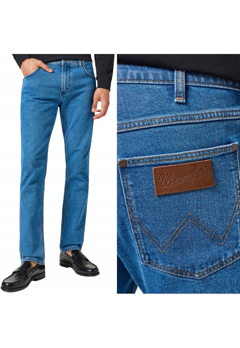 Мъжки дънки Greensboro - син - Син Wrangler