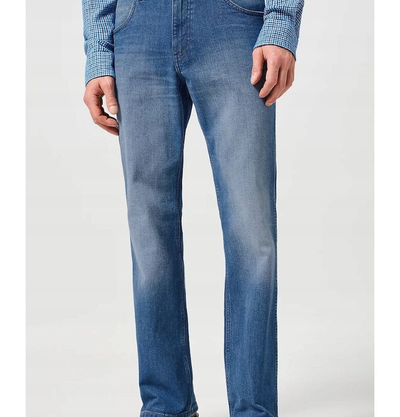 Мъжки дънки  Horizon - памук/еластан - син Wrangler