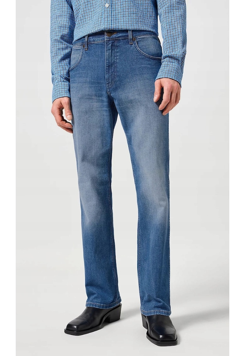 Мъжки дънки Horizon - памук/еластан - син Wrangler