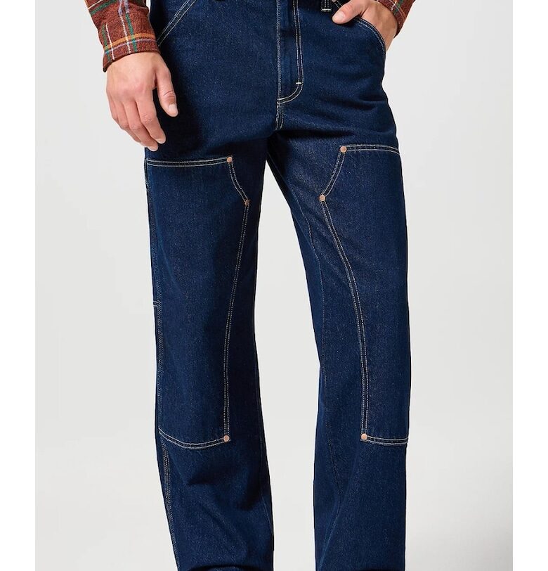 Мъжки дънки  Hoss - памук - тъмносини Wrangler