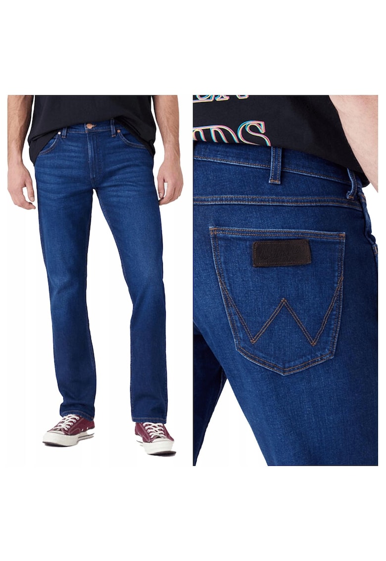 Мъжки дънки - Indigood + Earthwash - Памук - Дълги - Стандартна кройка Wrangler