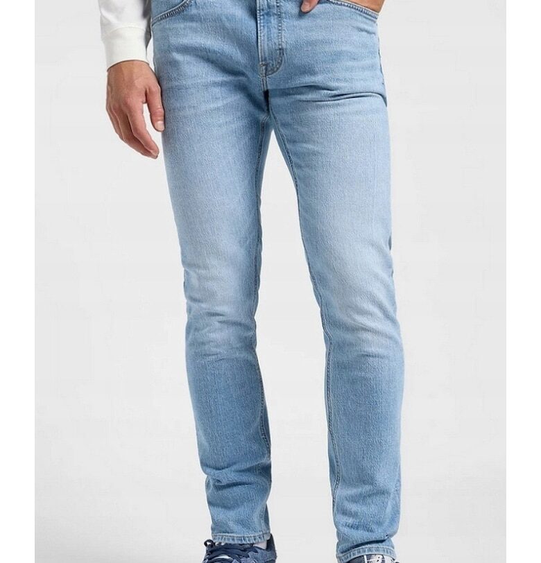 Мъжки дънки  LUKE - памук/еластан - син Lee