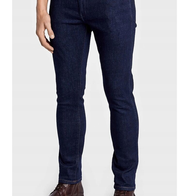 Мъжки дънки  Larston Day Drifter - памук/полиестер/еластан - тъмносин Wrangler