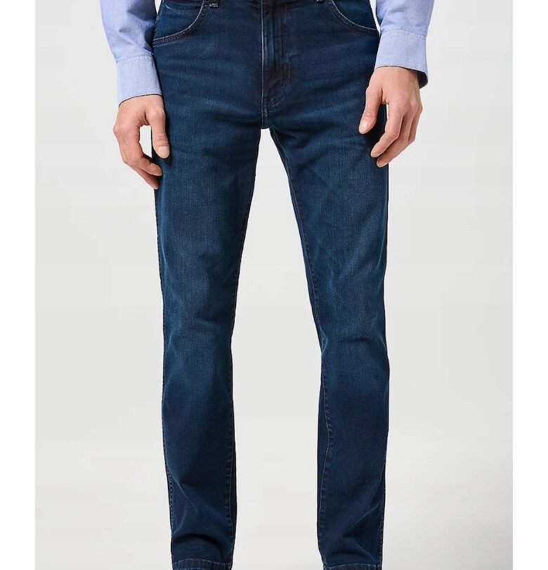 Мъжки дънки  Larston Rodeo - памук/еластан - тъмносин Wrangler