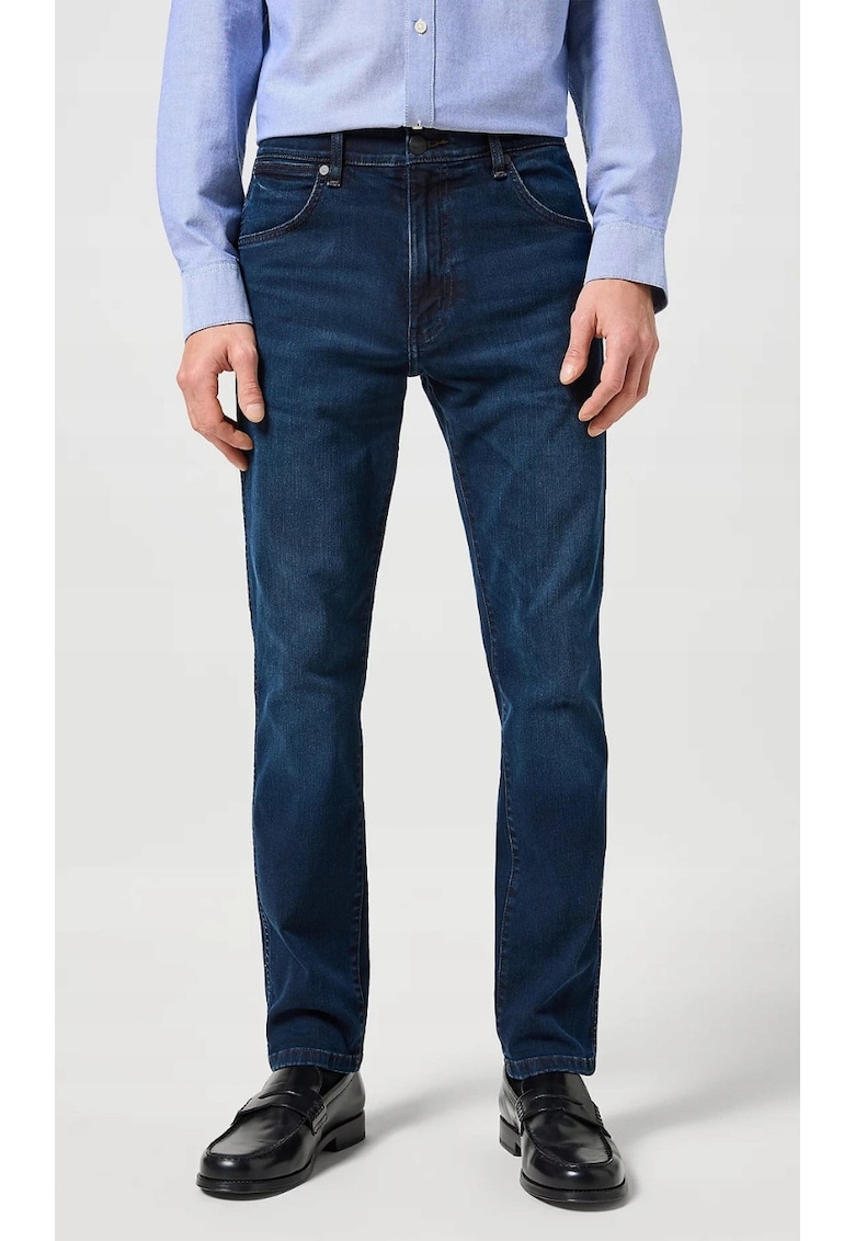 Мъжки дънки Larston Rodeo - памук/еластан - тъмносин Wrangler