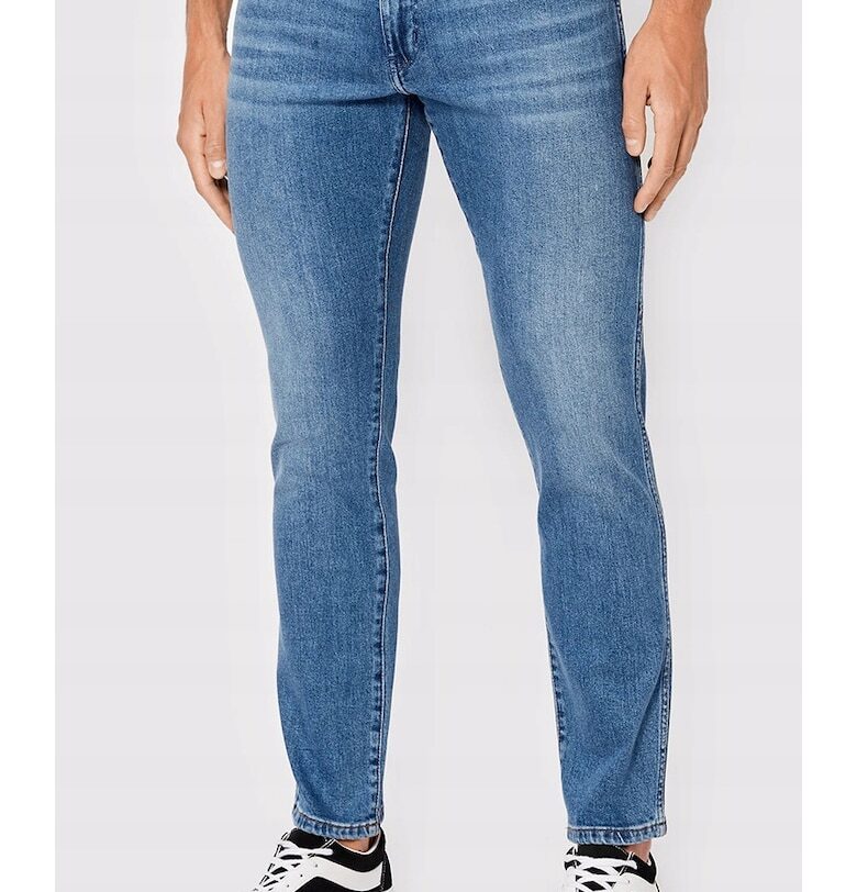 Мъжки дънки  Larston New Favorite - памук/еластан - син Wrangler