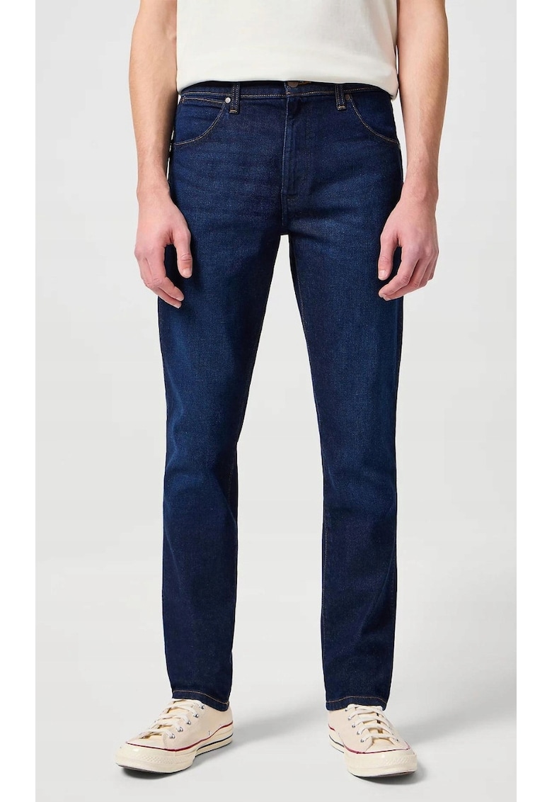 Мъжки дънки Larston - слим - памук/еластан - тъмносини - - Тъмносин Wrangler