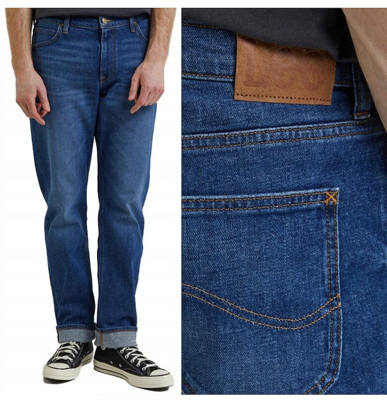 Мъжки дънки Lee  сини L34 - Син West