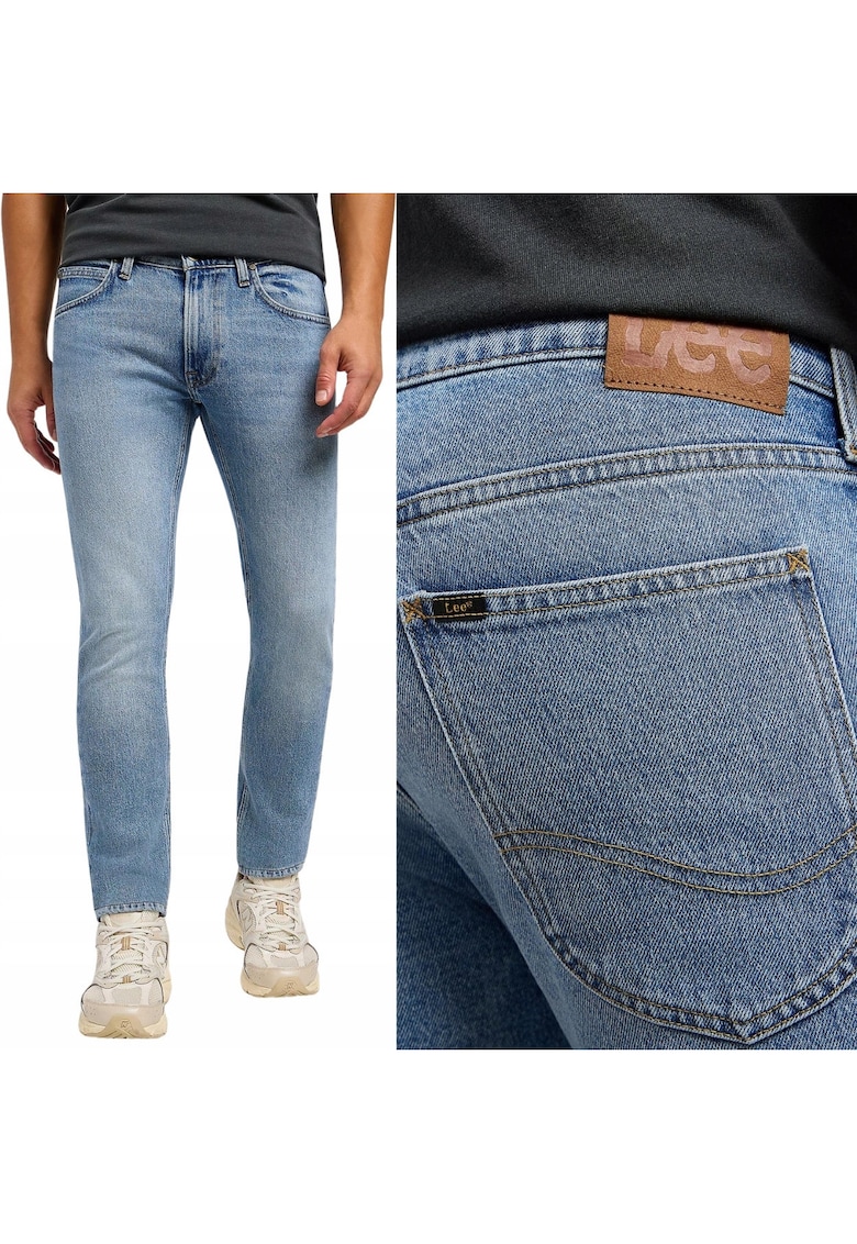 Мъжки дънки Luke SLIM TAPERED сини W38 L32 - материал памук с еластан - вталена кройка Lee