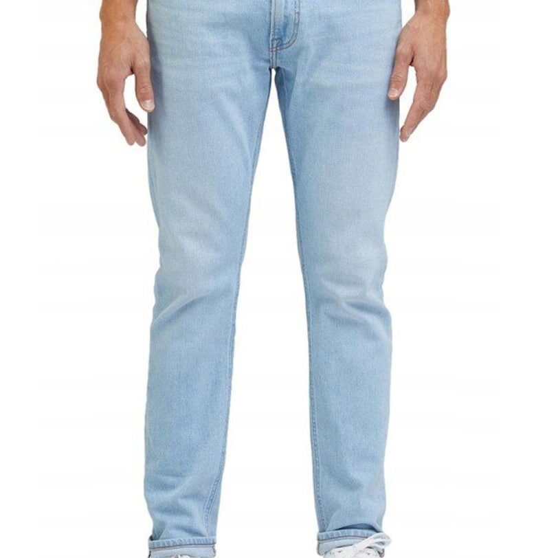 Мъжки дънки  Luke - памук/еластан - светлосин - Lee