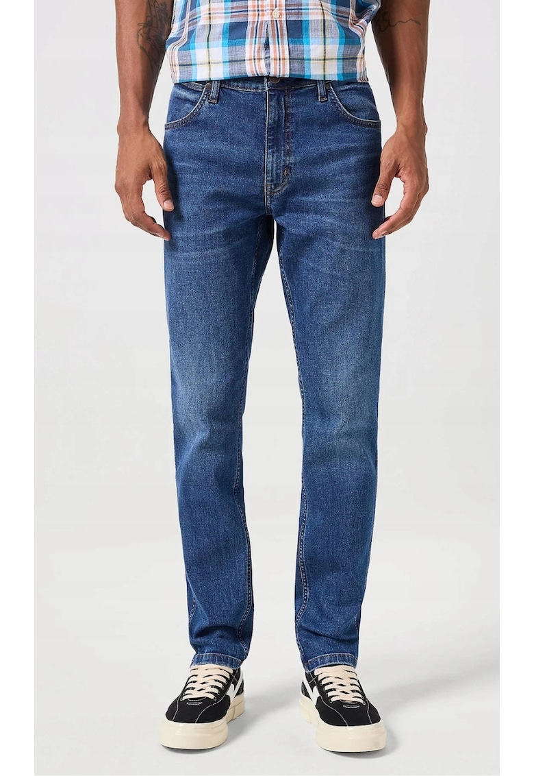 Мъжки дънки River Dean - памук/полиестер/еластан - син Wrangler