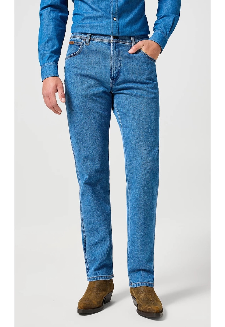 Мъжки дънки Texas DesertMirage - памук/еластан - син Wrangler