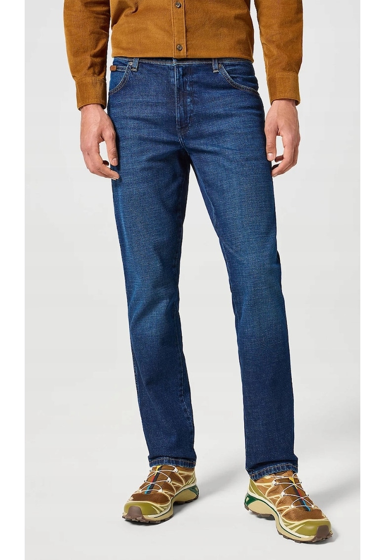 Мъжки дънки Texas Midnight Haze - памук/еластан - син Wrangler