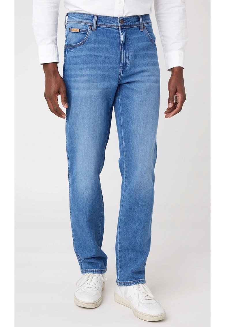 Мъжки дънки Texas New Favorite - памук/еластан - син Wrangler