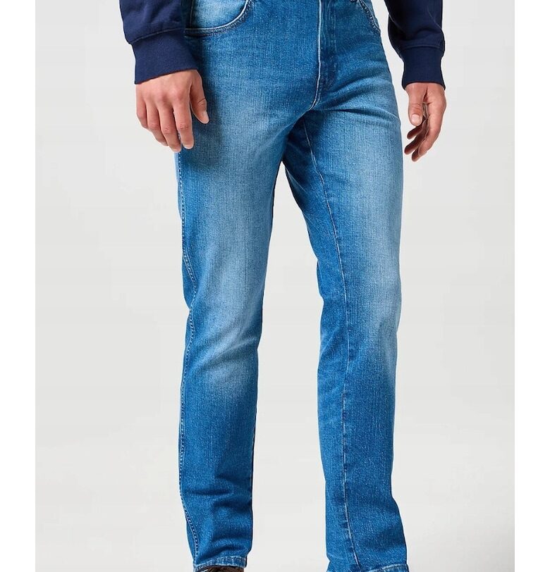 Мъжки дънки  Texas Prairie - памук/еластан - син Wrangler