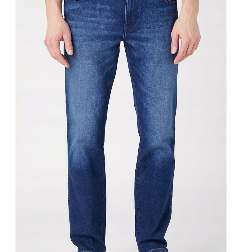 Мъжки дънки  Texas Star Man - памук/еластан/полиестер - тъмносин Wrangler