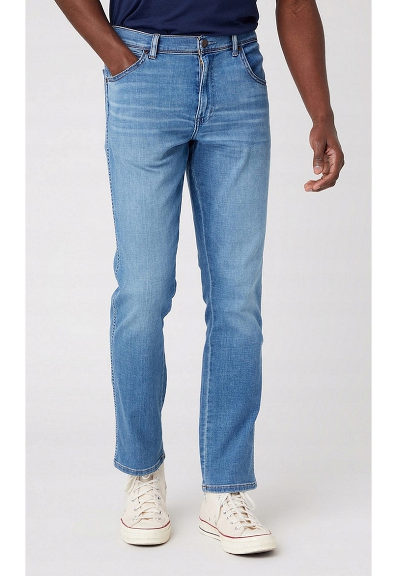 Мъжки дънки Texas The Story - полиестер/памук/еластан - син - Wrangler