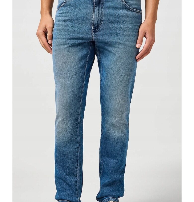 Мъжки дънки  Texas - памук/еластан - втален силует - син Wrangler