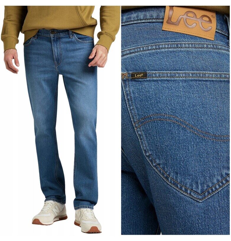 Мъжки дънки  West Relaxed - прави и широки - сини - W30 L32 Lee