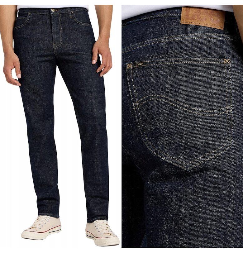 Мъжки дънки  West Relaxed - широки - прави - тъмносини - W28 L32 Lee