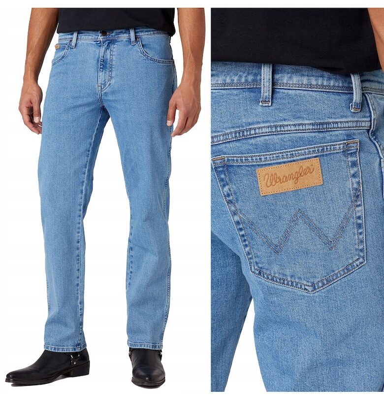 Мъжки дънки Wrangler  821 - сини - Син Texas