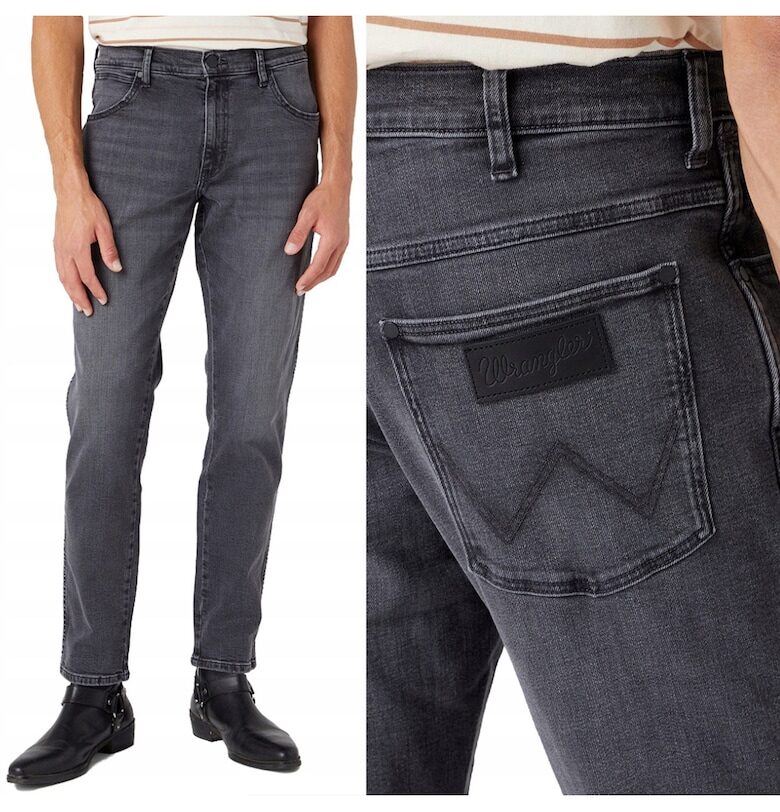 Мъжки дънки Wrangler  881 Tapered сиви - Сив River