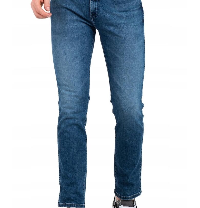 Мъжки дънки slim  Памук - Син - - US - Син Wrangler