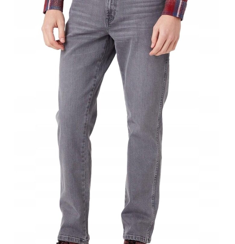 Мъжки дънки -  Памук - Сив - - - Сив Wrangler