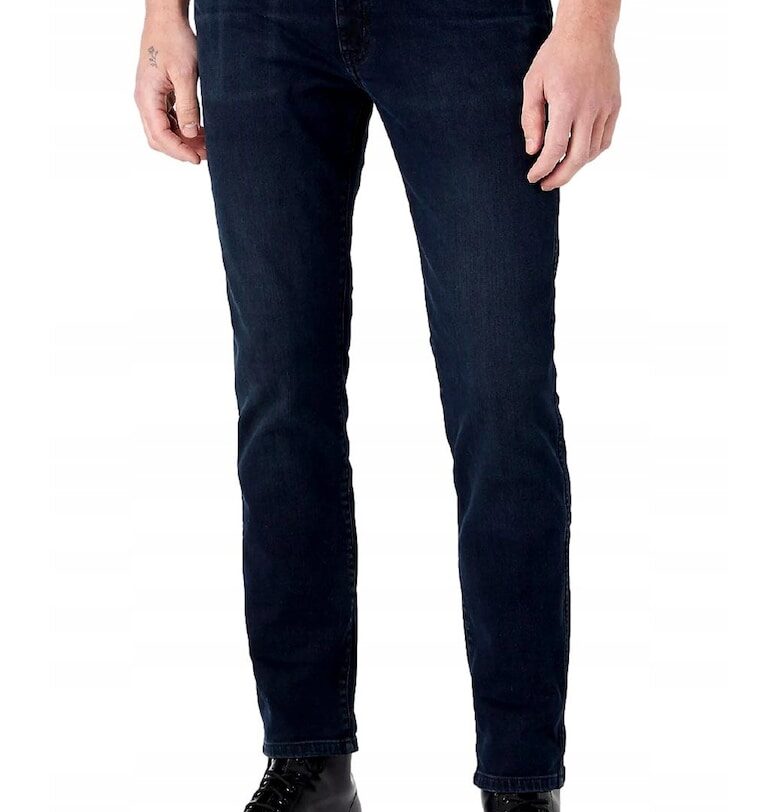 Мъжки дънки -  памук/еластан - синьо - US - Син Wrangler