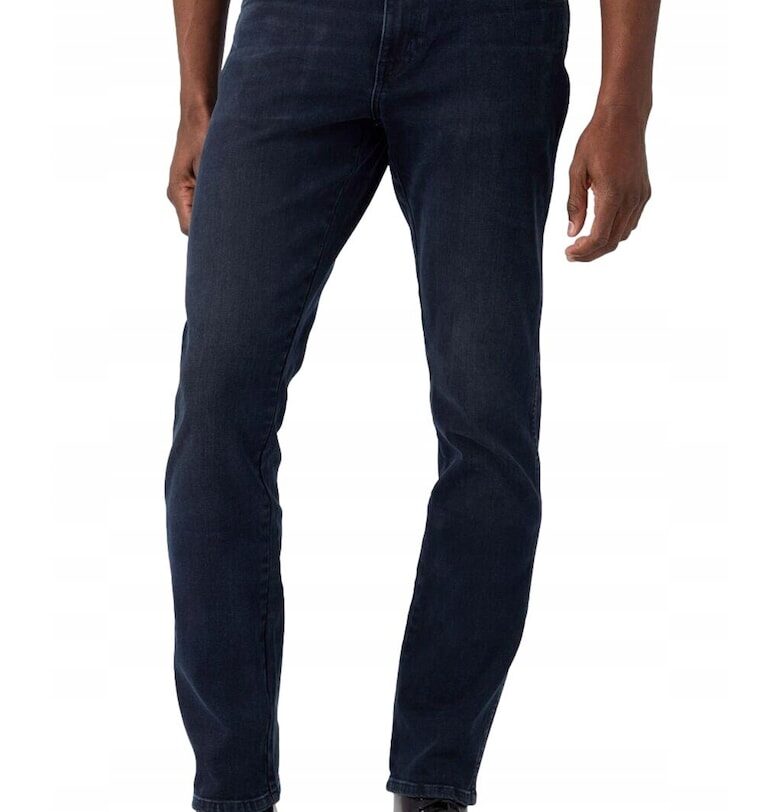 Мъжки дънки -  памук/еластан - синьо - - Син Wrangler