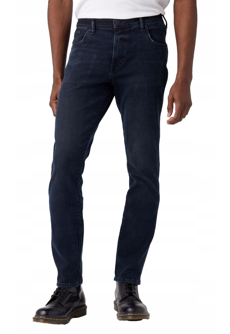 Мъжки дънки - памук/еластан - синьо - - Син Wrangler