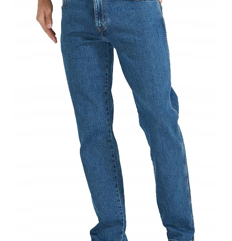 Мъжки дънки  памук/еластан - стандартна кройка - син Wrangler