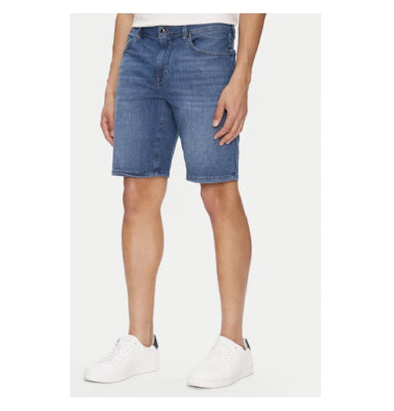 Мъжки дънкови шорти  10018247 30043025 - памук - тъмносиньо - Тъмносин Joop